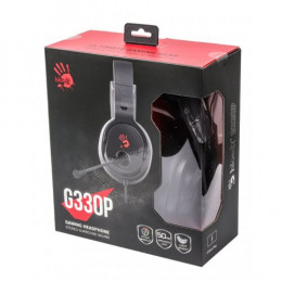 Гарнитура A4TECH BLOODY G330P черный 2м мониторные USB