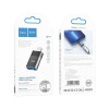 Адаптер OTG HOCO UA17 IP (m) папа to USB(f) мама 2.0 чёрный