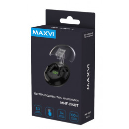 Беспроводные наушники TWS Maxvi MHF-114BT черные, Страна происхождения: КИТАЙ