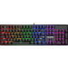 Клав-ра Defender механическая GK-302 AXEMAN игровая USB,RGB черный