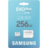 MicroSDXC 256GB Samsung Class 10 Evo Plus A2 V30 UHS-I (R/W 160/90 MB/s) + SD адаптер