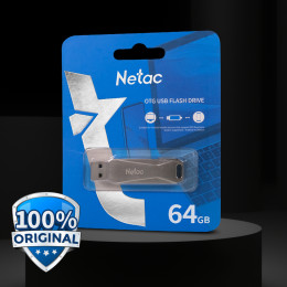 Netac USB Drive U782C dual USB3.0+TypeC 64GB, retail version