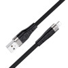 Кабель HOCO X53 for Lightining, 1 метр, (Силиконовый) цвет: black