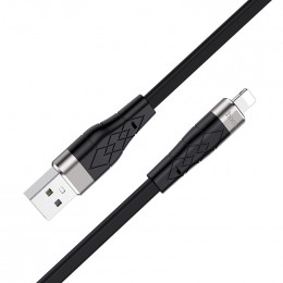 Кабель HOCO X53 for Lightining, 1 метр, (Силиконовый) цвет: black