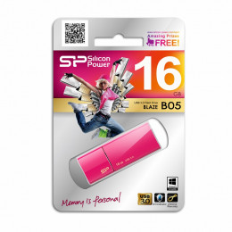 Silicon Power Blaze - B05 16GB Pendrive USB 3.2 Gen 1 Pink