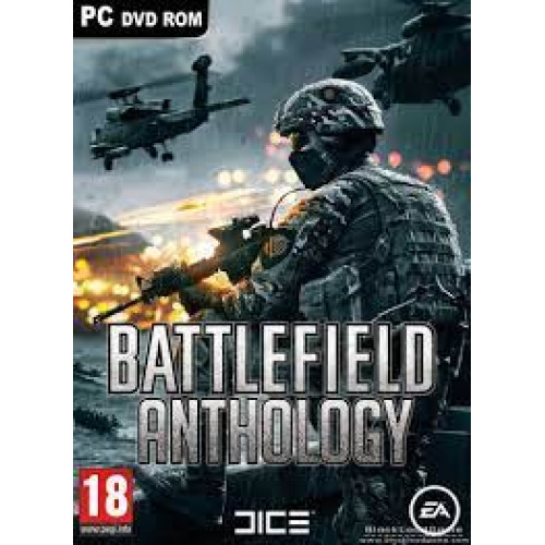 АНТОЛОГИЯ GC: BATTLEFIELD: BAD COMPANY 2 (ОЗВУЧКА), BATTLEFIELD 2, BATTLEFIELD 2: ТРЕТЬЯ МИРОВАЯ, BATTLEFIELD 2142, VIETNAM, BATTLEFIELD 1942 + ROAD TO ROME + SECRET WEAPONS OF WWII + 1918 (9 В 1) DVD 10 PC