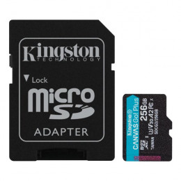 Карта памяти Kingston Canvas Go! Plus microSDXC 256GB (с адаптером)