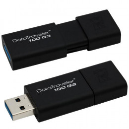 USB 3.0 флэш-диск Kingston 128GB DataTraveler DT100-G3 черный