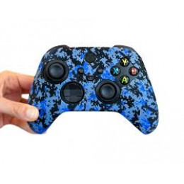 XBox One S Controller Silicon Case Camouflage Blue