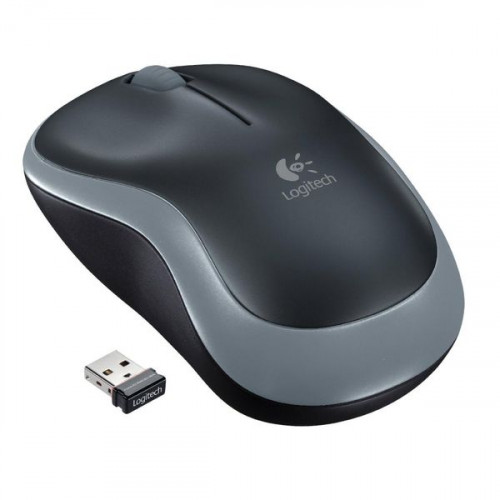 Мышь Logitech M185 (черный/серый)