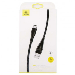 Кабель Usams U41 Type-C US-SJ398 (черный)