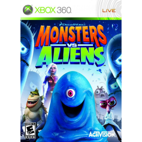 Monsters vs. Aliens The Video Game (Русская версия) (X-BOX 360)