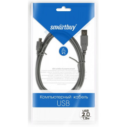 Кабель SmartBuy USB2.0 A-mini B 1,8 m (K640)