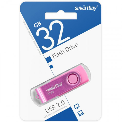 USB флэш-диск Smart Buy 32GB Twist Pink
