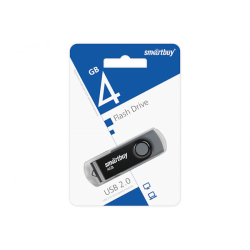 USB флэш-диск Smart Buy 4GB Twist Black