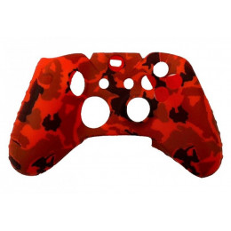 XBox One S Controller Silicon Case Camouflage Red