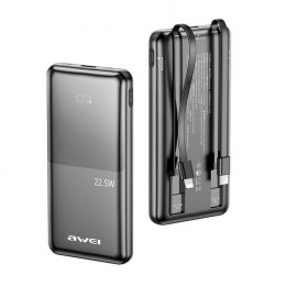 Внешний аккумулятор AWEI P76K 10000 mah (PD+USB 22.5w)