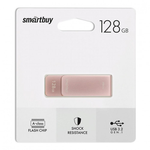 USB 3.0 флэш-диск Smart Buy 128GB M1 Metal Apricot