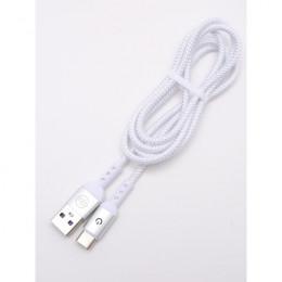 Кабель Digital Part TC-310 USB Type-A - USB Type-C (1 м, белый)