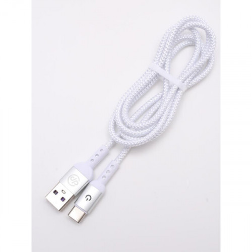 Кабель Digital Part TC-310 USB Type-A - USB Type-C (1 м, белый)