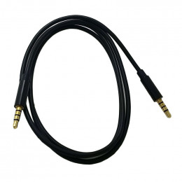 Кабель AUX Atcom (AT1008) Jack 3.5mm (m)-Jack 3.5mm (m) 1.5м силикон черный