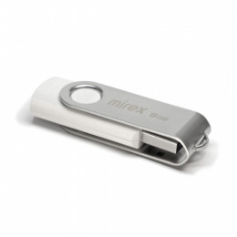 USB Flash Mirex SWIVEL WHITE 8GB (13600-FMUSWT08)