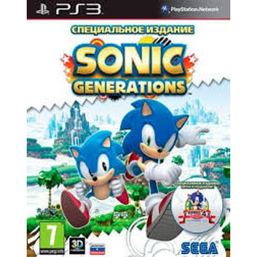 Sonic Generations. Специальное издание (с поддержкой 3D) (PS3, английская версия) Trade-in / Б.У.