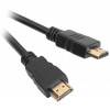 Кабель HDMI+HDMI 1,5m резиновый без фильтра