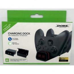 XBox Series X/S Charging Stand Dual Controller+Battery pack 800Mah (2шт,) (DOBE TYX-19006X) Black.