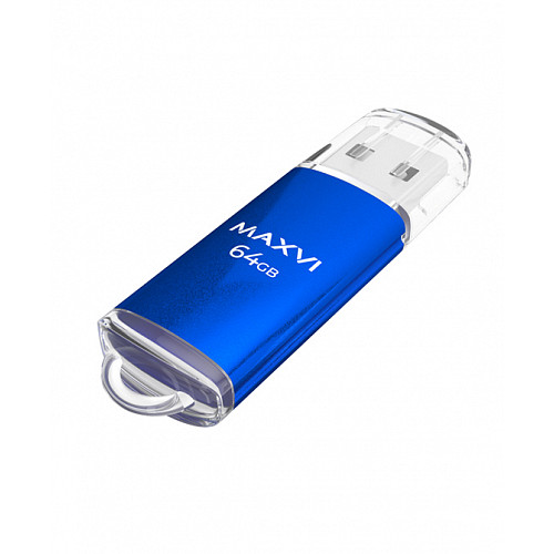 USB флеш-накопитель Maxvi MP 64GB 2.0 blue FD64GBUSB20C10MP, Страна происхождения: КИТАЙ