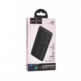 Внешний аккумулятор HOCO J122 Respect 22.5W+PD20W(10000mAh) черный