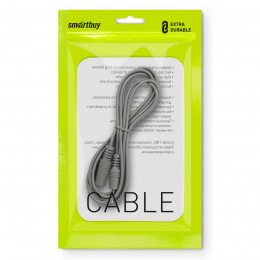 Кабель Smartbuy 3.5 Jack (M) - 3.5 Jack (F), стерео, аудио, 5,0 м, пакет (KA-325-150)