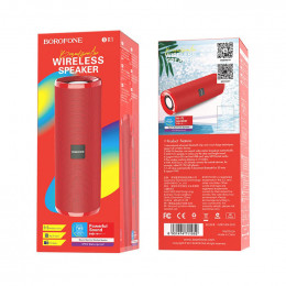 Беспроводная колонка Borofone BR1 (красный)