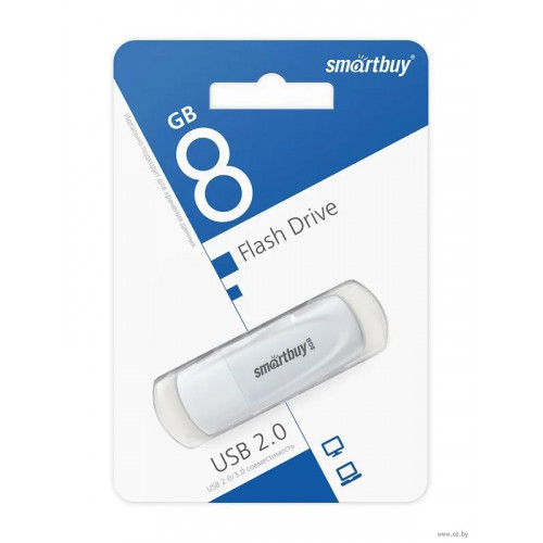 USB Flash SmartBuy Scout 8GB (белый)