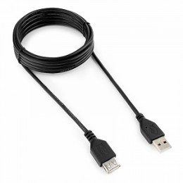 Кабель USB 2.0 (папа)-USB 2.0 (мама) 1,5м