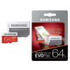 micro SDHC карта памяти Samsung 64GB Class 10 Evo Plus UHS-I U3 (100/60 Mb/s) + SD адаптер