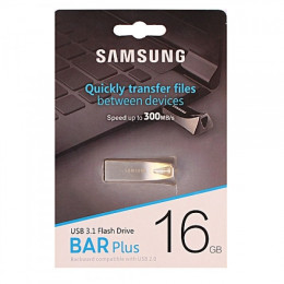 USB 3.1 флэш-диск Samsung 16GB Bar Plus цвет металл
