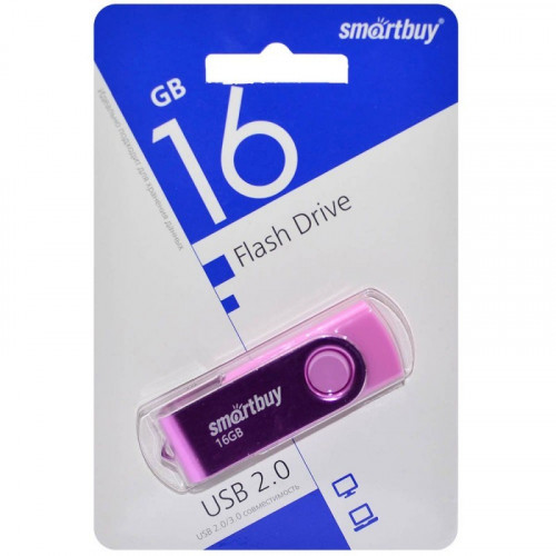 USB флэш-диск Smart Buy 16GB Twist Pink