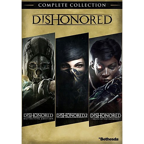 [64 ГБ] АНТОЛОГИЯ DISHONORED: DISHONORED, DISHONORED 2, DISHONORED: DEATH OF THE OUTSIDER - DVD BOX + флешка 64 ГБ PC