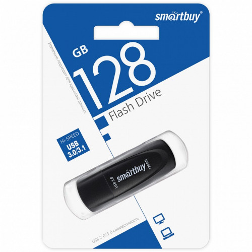 USB 3.1 флэш-диск Smartbuy 128GB Scout Black
