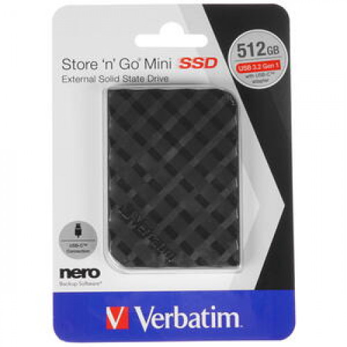 Внешний накопитель Verbatim Store 'n' Go Mini 512GB 53236