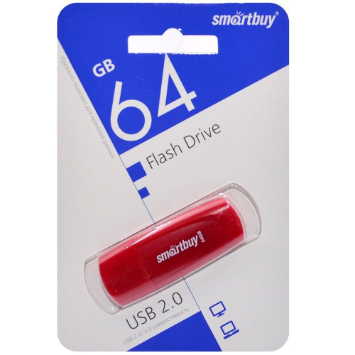 USB Flash SmartBuy Scout 64GB (красный)