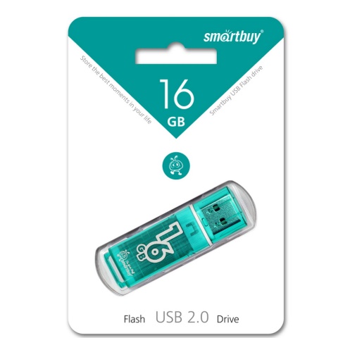 USB Flash SmartBuy Glossy Green 16GB (SB16GBGS-G)