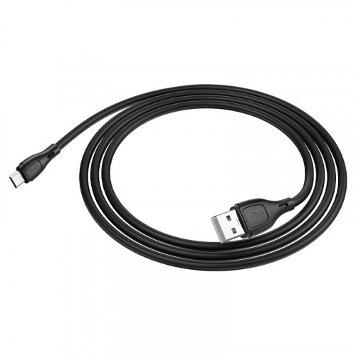 Кабель HOCO X61 USB - micro USB 1 метр, (Силиконовый) цвет: black