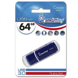 USB 3.0 флэш-диск Smart Buy 64GB Crown Blue
