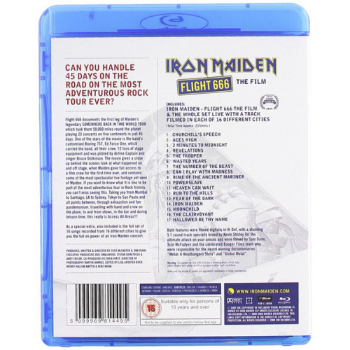 Iron Maiden – Flight 666 (The Film) (Blu-Ray Disc)