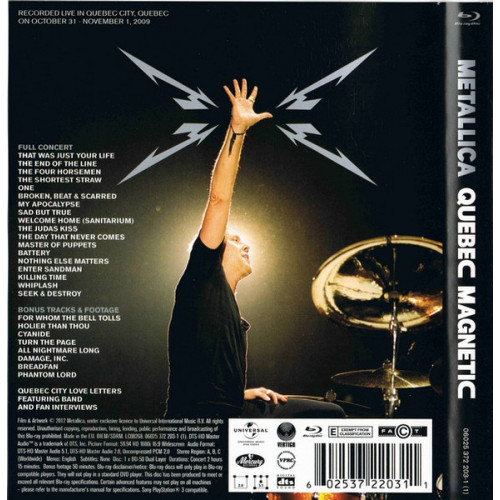 Metallica – Quebec Magnetic (Blu-Ray Disc)