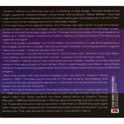 Modern Talking – Greatest Hits (Star Mark)