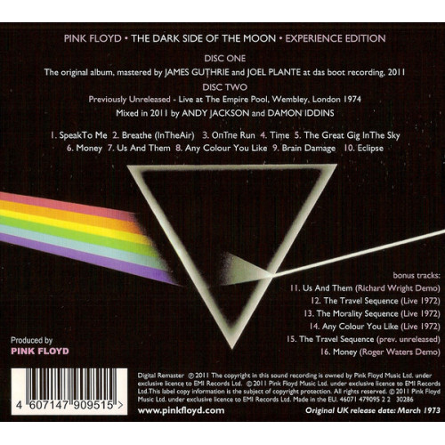 Pink Floyd – The Dark Side Of The Moon (Star Mark)