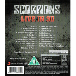 Scorpions – Live In 3D (Get Your Sting & Blackout) (Blu-Ray Disc)